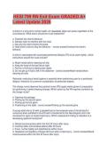 HESI 799 RN Exit Exam GRADED A&plus;  Latest Update 2026