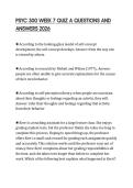 PSYC 300 WEEK 7 QUIZ A QUESTIONS AND ANSWERS 2026