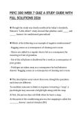 PSYC 300 WEEK 7 QUIZ A STUDY GUIDE WITH FULL SOLUTIONS 2026