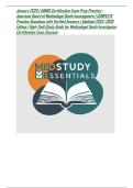January 2026 &vert; ABMDI Certification Exam Prep Practice &ndash; American Board of Medicolegal Death Investigators &vert; COMPLETE Practice Questions with Verified Answers &vert; Updated 2025&ndash;2026 Edition &vert; High-Yield Study Guide for Medicolegal Death Investigator Certifica