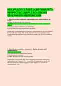 HCA PRACTICE TEST QUESTIONS WITH PERFECT ACCURALE SOLUTIONS EXPLANINED ANSWERS 2026