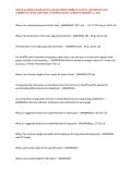 TRACK & FIELD EXAM&lpar;ACTUAL EXAM&rpar; WITH CORRECT ACTUAL QUESTIONS AND CORRECTLY WELL DEFINED ANSWERS LATEST ALREADY GRADED A&plus; 2026