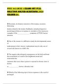 PSYC 645 QUIZ 5 EXAMS SET FULL SOLUTION SOLVED QUESTIONS 2026 GRADED A&plus;&period;