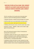 NUR 504 3P APEA ACTUAL EXAM  2026  NEWEST  COMPLETE ACCURATE EXAM QUESTIONS WITH  DETAILED VERIFIED ANSWERS &lpar;100&percnt; CORRECT  ANSWERS&rpar;