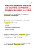 PNCB CPNP Exam Preparation 2026 &vert; Comprehensive Pediatric Nurse Practitioner Questions & Answers with Expert Rationales