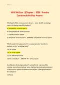 NUR 300 Quiz 1 &lpar;Chapter 1&rpar; 2026 &vert; Practice  Questions & Verified Answers 