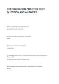 Refrigeration Practice Test &ndash; Complete Study Guide & Exam Questions
