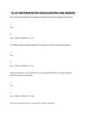 ITE-221 MIDTERM REVIEW EXAM QUESTIONS AND ANSWERS