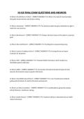 HI 410 FINAL EXAM QUESTIONS AND ANSWERS