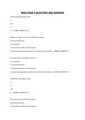 MGG EXAM 4 QUESTIONS AND ANSWERS