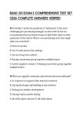 BUAD 331 EXAM 2 COMPREHENSIVE TEST SET 2026 COMPLETE ANSWERS VERIFIED