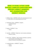 NURS 175 EXAM 3 STUDY GUIDE  2026&sol;2027 COMPLETE QUESTIONS WITH  VERIFIED CORRECT ANSWERS &vert;&vert;  100&percnt; GUARANTEED PASS  <NEWEST VERSION> 