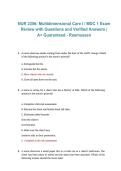NUR 2356&colon; Multidimensional Care I &lpar;MDC 1&rpar; Exam Review &ndash; Rasmussen 2026&sol;2027 &vert; Questions with Verified Answers &vert; A&plus; Guaranteed