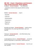 NR 293 - Exam 2 Questions and Answers &lpar;Top Grade Assured&rpar; 2026 Update