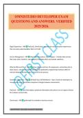 OMNISTUDIO DEVELOPER EXAM QUESTIONS AND ANSWERS&period; VERIFIED 2025&sol;2026&period;