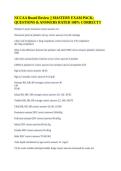 NCCAA Board Review &vert;&vert; MASTERY EXAM PACK&semi; QUESTIONS & ANSWERS RATED 100&percnt; CORRECT&excl;&excl;