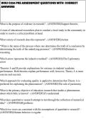 WGU C224 PRE ASSESSMENT QUESTIONS WITH  CORRECT ANSWERS 