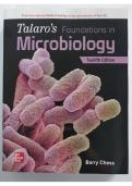 Test Bank &ndash; Talaro&rsquo;s Foundations in Microbiology &lpar;12th Edition&rpar; by Barry Chess &vert; All Chapters