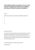 FNP Certification Exam 2025 &vert; Verified Questions & Correct Answers