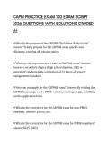 CAPM PRACTICE EXAM 150 EXAM SCRIPT 2026 QUESTIONS WITH SOLUTIONS GRADED A&plus;