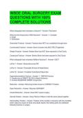 INBDE ORAL SURGERY EXAM QUESTIONS WITH 100&percnt; COMPLETE SOLUTIONS 