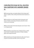 CAPM PRACTICE EXAM 150 FULL SOLUTION 2026 QUESTIONS WITH ANSWERS GRADED A&plus;