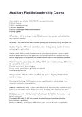 Auxiliary Flotilla Leadership Course NEWEST 2026&sol;2027 ACTUAL EXAM COMPLETE QUESTIONS AND CORRECT DETAILED ANSWERS &lpar;VERIFIED ANSWERS&rpar; &vert;ALREADY GRADED A&plus;&vert;&vert;BRAND NEW&excl;&excl;