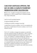 CASE STUDY MORTGAGE APPROVAL TIME MAT 510 WEEK 8 COMPLETE POWERPOINT PRESENTATION EXPERT SOLUTION 2026