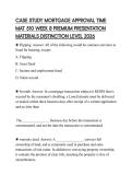 CASE STUDY MORTGAGE APPROVAL TIME MAT 510 WEEK 8 PREMIUM PRESENTATION MATERIALS DISTINCTION LEVEL 2026