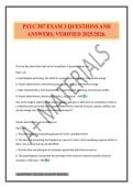 PSYC 387 EXAM 3 QUESTIONS AND ANSWERS&period; VERIFIED 2025&sol;2026&period;
