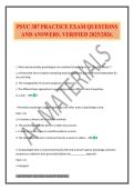 PSYC 387 PRACTICE EXAM QUESTIONS AND ANSWERS&period; VERIFIED 2025&sol;2026&period;