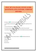 PSYC 387 UNL EXAM 2 STUDY GUIDE QUESTIONS AND ANSWERS&period; VERIFIED 2025&sol;2026&period;