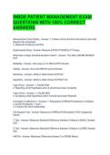 INBDE PATIENT MANAGEMENT EXAM QUESTIONS WITH 100&percnt; CORRECT ANSWERS 