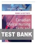 Test Bank for Perry and Potter's Canadian Clinical Nursing Skills and Techniques 2nd Edition &ndash; Shelley Cobbett &vert; Latest Update 2026 &vert; A&plus; Exam Prep