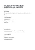  ICC Special Inspector GR &ndash; Questions and Answers &vert; Complete Study Guide