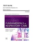 TEST BANK&lowbar;&lowbar;Egan's Fundamentals of Respiratory Care 13th Edition by James K&period; Stoller &comma; ISBN&colon; 9780323811217 &vert;Chapters 1-56&vert; Rationalized Answers&comma; Guide A&plus;