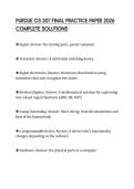 PURDUE CS 307 FINAL PRACTICE PAPER 2026 COMPLETE SOLUTIONS