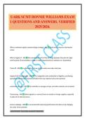 UARK SCMT DONNIE WILLIAMS EXAM 1 QUESTIONS AND ANSWERS&period; VERIFIED 2025&sol;2026&period;