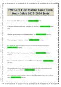 FMF Core Fleet Marine Force Exam Study Guide 2025-2026 Tests