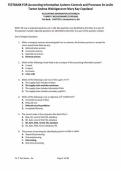 TESTBANK FOR Accounting Information Systems Controls and Processes 3e Leslie Turner Andrea Weickgen annt Mary Kay Copeland&period;