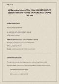 ABC Bartending School ACTUAL EXAM 2026-2027 COMPLETE 300 QUESTIONS AND VERIFIED SOLUTIONS LATEST UPDATE THIS YEAR&period;pdf