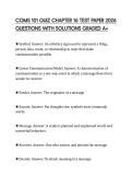 COMS 101 QUIZ CHAPTER 16 TEST PAPER 2026 QUESTIONS WITH SOLUTIONS GRADED A&plus;