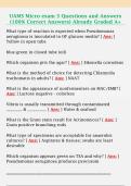 UAMS Micro exam 3 Questions and Answers  &lpar;100&percnt; Correct Answers&rpar; Already Graded A&plus; 