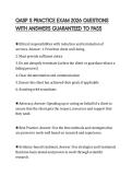 QASP S PRACTICE EXAM 2026 QUESTIONS WITH ANSWERS GUARANTEED TO PASS