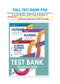 FULL TEST BANK FOR Nursing&colon; A Concept-Based Approach To Learning Volumes I Ii & III 4TH EDITION  LATEST UPDATE GRADED A&plus; PRINTED PDF&vert;ORIGINAL DIRECT FROM PUBLISHER&vert;100&percnt; VERIFIED ANSWERS&vert;DOWLOAD IMMEDIATELY AFTER THE ORDER