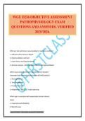 WGU D236 OBJECTIVE ASSESSMENT PATHOPHYSIOLOGY EXAM QUESTIONS AND ANSWERS&period; VERIFIED 2025&sol;2026&period;