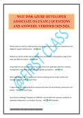 WGU D306 AZURE DEVELOPER ASSOCIATE OA EXAM &vert;&vert; QUESTIONS AND ANSWERS&period; VERIFIED 2025&sol;2026&period;