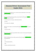 Amazon Driver Assessment Test Guide 2026