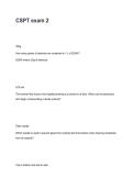 CSPT Exam 2 &ndash; Questions and Answers &vert; Complete Study Guide