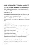 RAMP CERTIFICATION TEST 2026 COMPLETE QUESTIONS AND ANSWERS 100&percnt; CORRECT